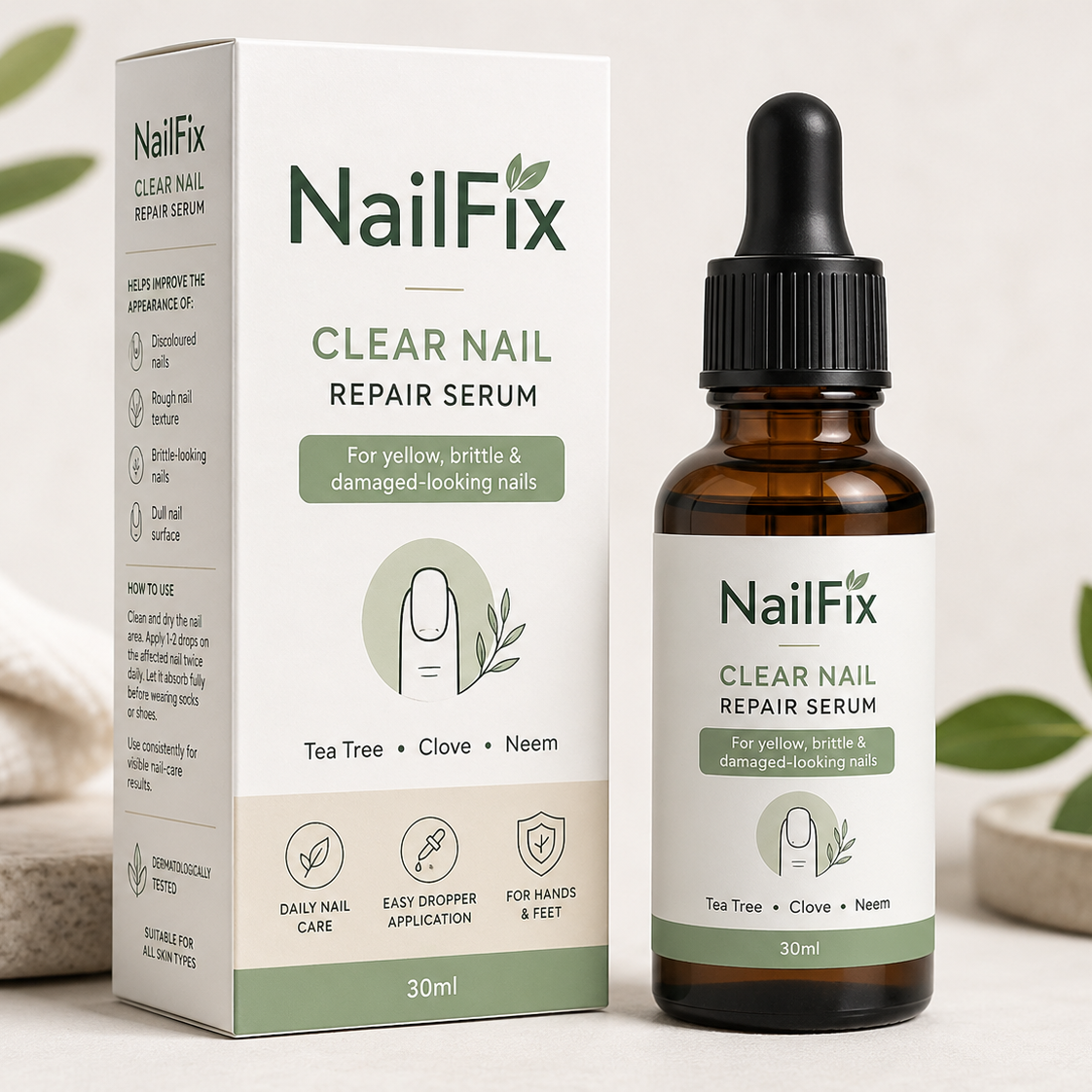 Onychomycosis Repair Bacteriostatic Liquid designed to treat fungal nail infections