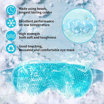 Eye Mask for Puffy Eyes Reusable Hot Cold Therapy Gel Eye Mask PACK OF 1