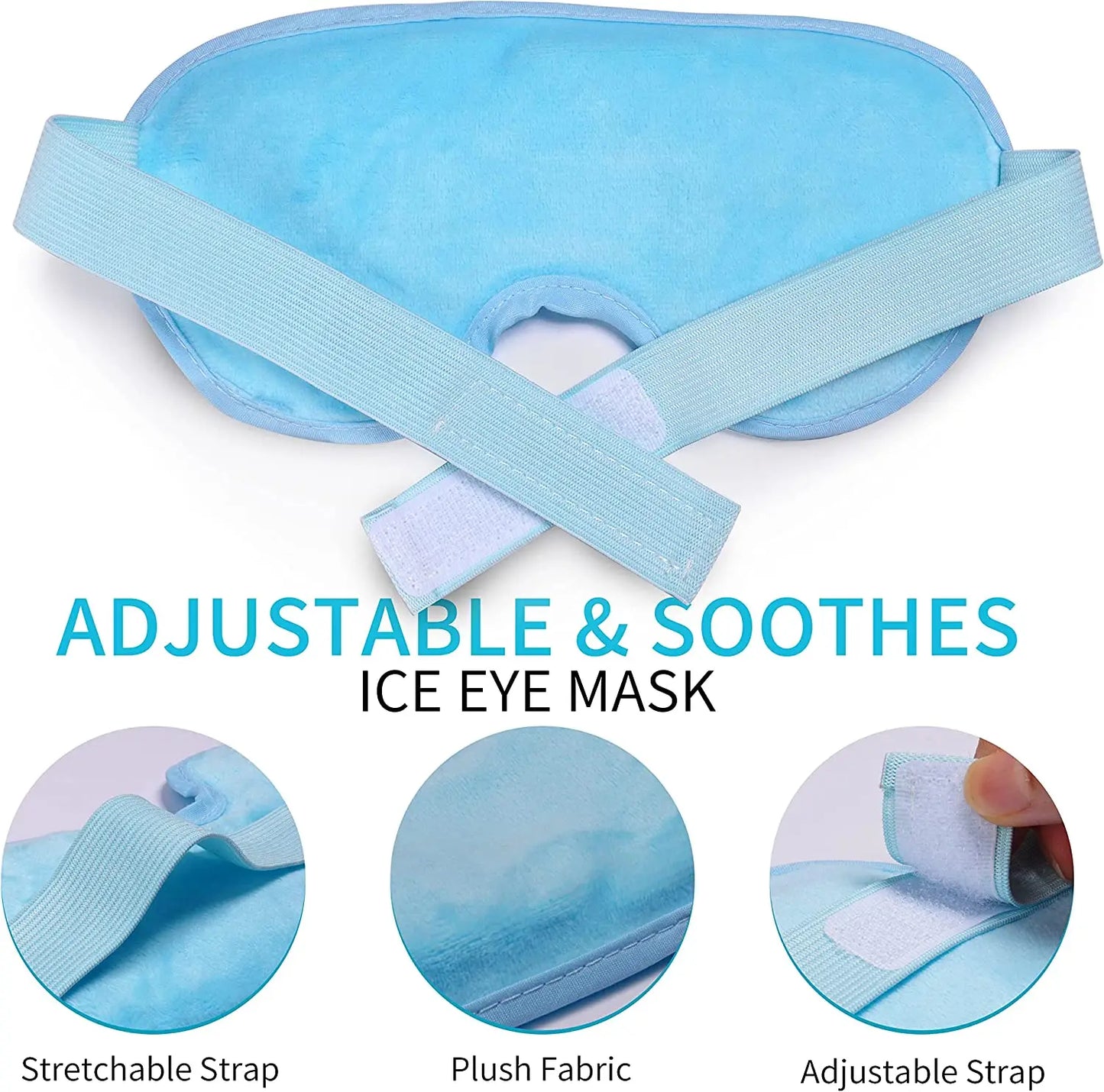 Eye Mask for Puffy Eyes Reusable Hot Cold Therapy Gel Eye Mask PACK OF 1
