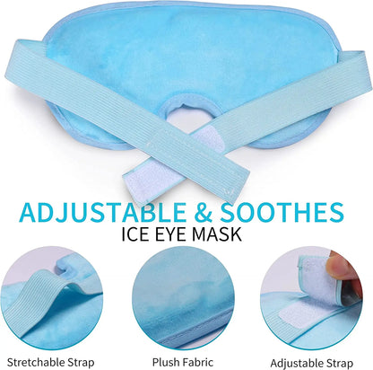 Eye Mask for Puffy Eyes Reusable Hot Cold Therapy Gel Eye Mask PACK OF 1